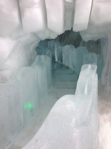 Ice Castle in Quebec